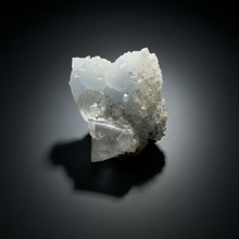 Load image into Gallery viewer, Druzy Chalcedony Stalactite with Druzy Clear Apophyllite & Optical Calcite | Maharashtra, India
