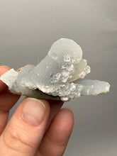 Load image into Gallery viewer, Druzy Chalcedony Stalactites with Druzy Clear Apophyllite | Maharashtra, India