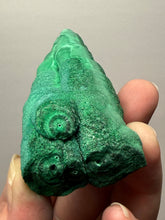 Load image into Gallery viewer, 4” High-Grade Malachite Stalactite “Cave” Formation | DR Congo | Mineral Collector Specimen
