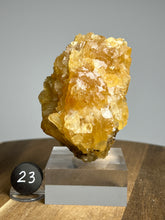 Load image into Gallery viewer, Glowing Flame Calcite Cluster from Maharashtra • High Grade
