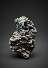 Load image into Gallery viewer, Purple & Green Grape Agate Mineral Specimen – Botryoidal Purple Chalcedony Cluster from Indonesia | Collector Grade Crystal