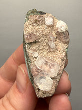 Load image into Gallery viewer, Pink Apophyllite on Red & Green Heulandite – Deccan Traps, Maharashtra, India