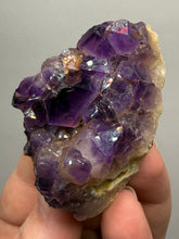 Load image into Gallery viewer, Premium Hematite-Phantom Deep Magenta Ametrine Cluster | Deccan Traps, India | Collector Mineral Specimen