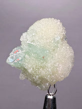 Load image into Gallery viewer, Luminous Mint Apophyllite with Glittering Druzy Sugar Quartz – India