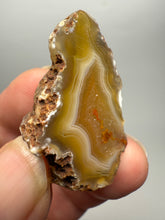 Load image into Gallery viewer, Polished Malawi Agate Half – High-Grade African Banded Agate Display Specimen