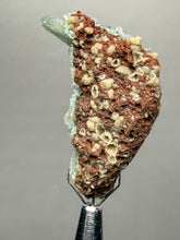 Load image into Gallery viewer, Luminous Mint Apophyllite with Glittering Druzy Sugar Quartz – India