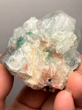 Load image into Gallery viewer, Druzy Green Apophyllite on Red & Green Heulandite – Deccan Traps, Maharashtra, India