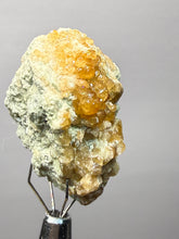 Load image into Gallery viewer, Hessonite Garnet Cluster on Matrix – Natural Collector Specimen from Pakistan | High-Grade Orange-Red Garnet Crystals