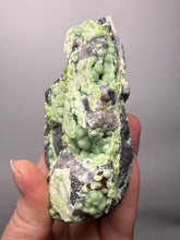 Load image into Gallery viewer, High-Grade Green Wavellite Collectors Specimen - Radiating Botryoidal Crystal Formation - Arkansas, USA