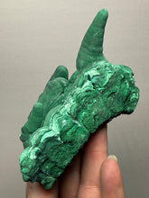 Load image into Gallery viewer, 4.6” High-Grade Malachite Stalactite “Cave” Formation | DR Congo | Mineral Collector Specimen