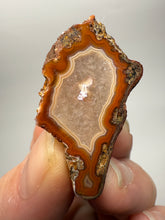 Load image into Gallery viewer, Polished Malawi Agate Half – High-Grade African Banded Agate Display Specimen
