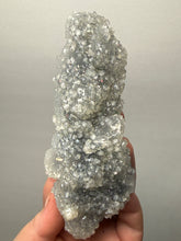 Load image into Gallery viewer, Druzy Chalcedony Stalactite with Druzy Clear Apophyllite | Maharashtra, India