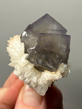 Load image into Gallery viewer, Isometric Fluorite & Scalenohedral Calcite Specimen | Pakistan Mineral Collector Display Piece