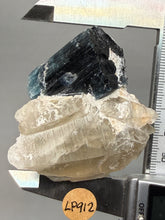 Load image into Gallery viewer, Blue Cap Tourmaline on Quartz Specimen – Pakistan