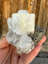 Load image into Gallery viewer, Mint Green Apophyllite w Red Phantoms • Maharashtra, India