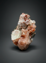 Load image into Gallery viewer, Rare Red + Green Apophyllite Crystal Cluster – High Grade Collector Mineral Specimen | India