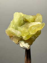 Load image into Gallery viewer, High-Grade Green Heulandite on Peach Stilbite Crystal Cluster | Deccan Traps, Maharashtra, India | Collector Mineral Specimen