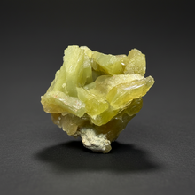 Load image into Gallery viewer, High-Grade Green Heulandite on Peach Stilbite Crystal Cluster | Deccan Traps, Maharashtra, India | Collector Mineral Specimen