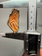 Load image into Gallery viewer, High-Grade Indonesian Sumatra Agate Pair – Vibrant Banded Chalcedony with Rich Color Zoning | Ethical Lapidary & Collector Display Specimens