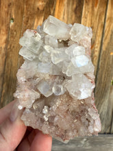 Load image into Gallery viewer, Mint Green + Pink Apophyllite + Pink Heulandite • Maharashtra, India