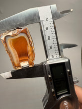 Load image into Gallery viewer, High-Grade Indonesian Sumatra Agate Pair – Vibrant Banded Chalcedony with Rich Color Zoning | Ethical Lapidary & Collector Display Specimens