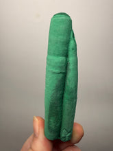 Load image into Gallery viewer, 3.5” Druzy Malachite Stalactite — Botryoidal “Cave” Formation | DR Congo | Collector Mineral Specimen