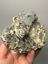Load image into Gallery viewer, Premium Aquamarine with Mica on Matrix Collector Mineral Specimen – Nagar Valley, Pakistan