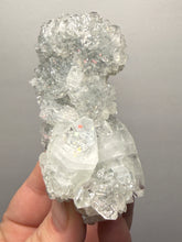 Load image into Gallery viewer, Druzy Chalcedony Stalactites with Druzy Clear Apophyllite | Maharashtra, India
