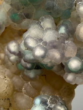 Load image into Gallery viewer, Blue-Green Chrysocolla in Botryoidal Chalcedony Cabinet Specimen | Indonesia