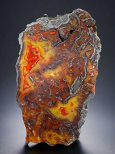 Load image into Gallery viewer, Moroccan Orange, Yellow, Red Agate Collected by Indigenous Nomads | Ancient Beauty from the Sahara