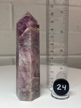 Load image into Gallery viewer, Blue Rose Quartz Obelisk Tower from Brazil • High Grade