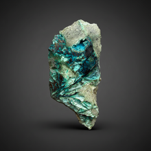 Load image into Gallery viewer, 6” Polished Native Copper in Chrysocolla — Display Specimen (Indonesia)