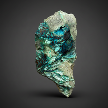 Load image into Gallery viewer, 6” Polished Native Copper in Chrysocolla — Display Specimen (Indonesia)