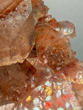 Load image into Gallery viewer, Rare Red Druzy Apophyllite with Red Stilbite Cluster | India | Collector Mineral Specimen