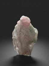 Load image into Gallery viewer, Pink Morganite & Mint Green Tourmaline in Shiny Quartz – Pegmatite Mineral Specimen from Pakistan