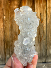 Load image into Gallery viewer, Clear Gem Apophyllite Encrusted Stalactite • Maharashtra, India