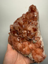Load image into Gallery viewer, LARGE Rare Red Druzy Apophyllite with Red Stilbite Cluster | India | Collector Mineral Specimen