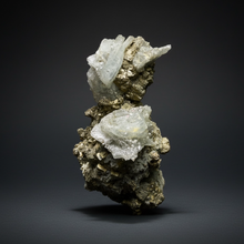 Load image into Gallery viewer, High-Grade Blue Barite with Iron Pyrite | Sidi Lahcen Mine, Nador, Morocco