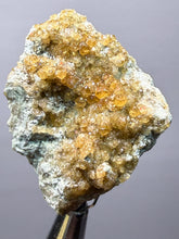 Load image into Gallery viewer, Hessonite Garnet Cluster on Matrix – Natural Collector Specimen from Pakistan | High-Grade Orange-Red Garnet Crystals