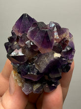Load image into Gallery viewer, Premium Hematite-Phantom Deep Magenta Ametrine Cluster | Deccan Traps, India | Collector Mineral Specimen