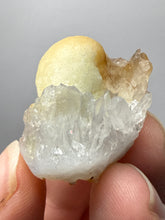 Load image into Gallery viewer, Rare Botryoidal Yellow Fluorite on Quartz Matrix Collector Mineral Specimen – Maharashtra, India