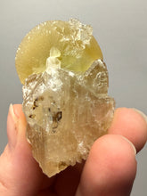 Load image into Gallery viewer, Rare Botryoidal Yellow Fluorite on Quartz Matrix Collector Mineral Specimen – Maharashtra, India