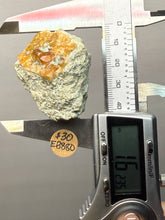 Load image into Gallery viewer, Hessonite Garnet Cluster on Matrix – Natural Collector Specimen from Pakistan | High-Grade Orange-Red Garnet Crystals