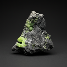 Load image into Gallery viewer, High-Grade Green Wavellite Collectors Specimen - Radiating Botryoidal Crystal Formation - Arkansas, USA