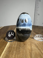 Load image into Gallery viewer, Lingam - Blue Opal with Chalcedony from India