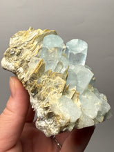 Load image into Gallery viewer, Premium Aquamarine with Mica on Matrix Collector Mineral Specimen – Nagar Valley, Pakistan