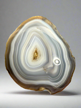 Load image into Gallery viewer, Rare Midnight Muse Parallax Agate – Madhya Pradesh, India | Farmer-Found, Natural Chalcedony
