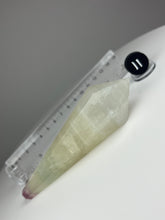 Load image into Gallery viewer, Dendrite Manganese and Iron Included Rainbow Fluorite Wand