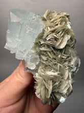 Load image into Gallery viewer, Premium Aquamarine with Mica on Matrix Collector Mineral Specimen – Nagar Valley, Pakistan