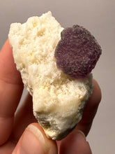 Load image into Gallery viewer, Etched Botryoidal Lavender Fluorite on Quartz Matrix Collector Mineral Specimen — Hunan, China